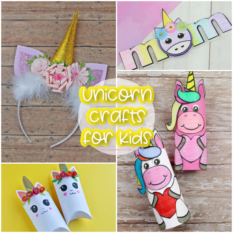 Unicorn Crafts for Kids - 25 of the Cutest Unicorn Arts and Crafts